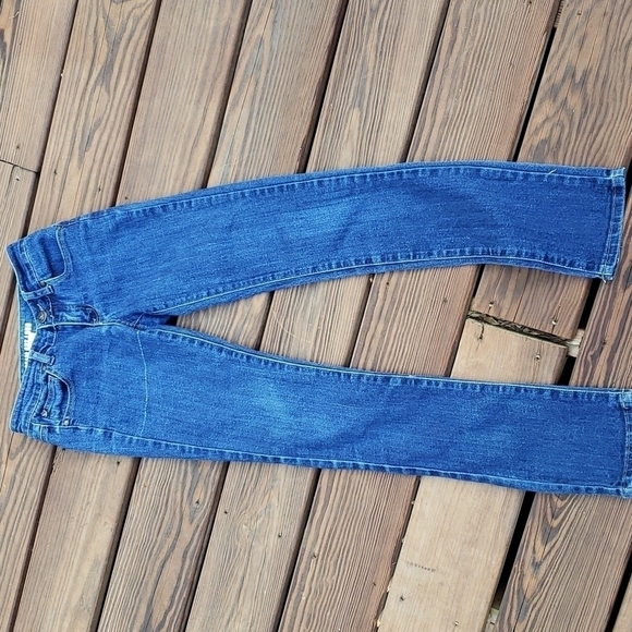 Selena Gomez Dream Out Loud Mid Rise Skinny Stretch Jeans 3 Dark Wash 26x29 VGUC - Picture 1 of 13